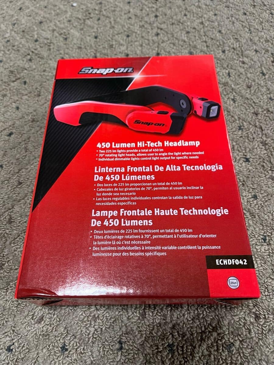 スナップオン ヘッド ネック ライト 新型 定番のレッド SNAP-ON ハンズ